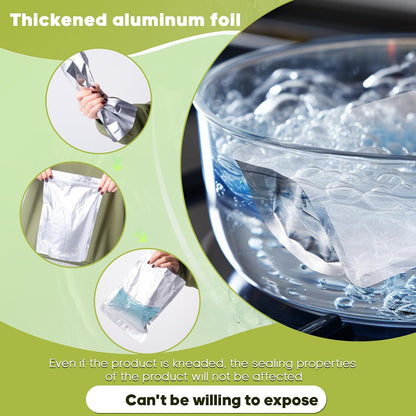 60pcs 1 Quart Mylar Bags for Food Storage Extra Thick 10 Mil