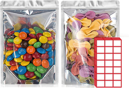 5x8 Mylar Bags for Food Storage - Pack Of 100-7.5mil Thickness