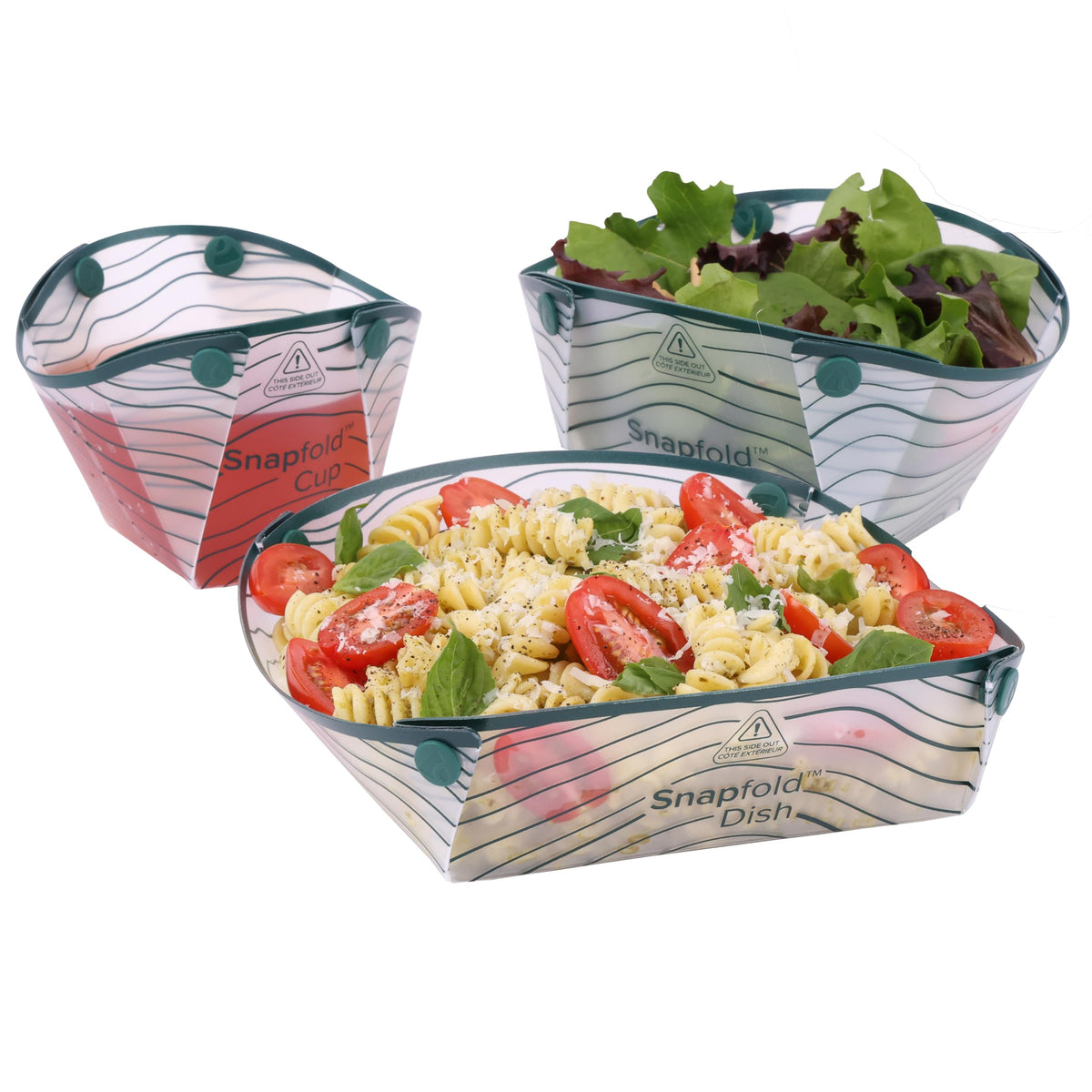 Coghlan's Snapfold™ Bowls 2-Pack – Collapsible, Lightweight and Leakproof for Camping, Hiking, Travel, Picnics, and Outdoor Adventures, BPA-Free, Foldable Space-Saving Design for Easy Storage