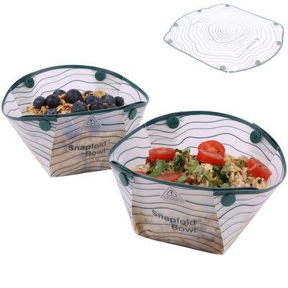 Coghlan's Snapfold™ Solo Pack 3-Piece Collapsible Tableware Set – Lightweight 4 oz, Leakproof, Compact Camping Gear for Backpacking, Hiking, and Outdoors, Includes Foldable Cup, Bowl, and Dish