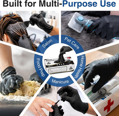 Schneider Nitrile Gloves, Gloves Disposable Latex Free, Powder Free