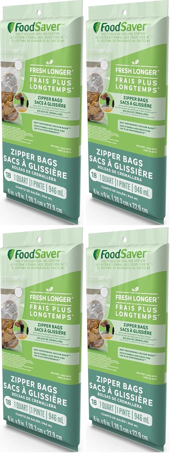 FoodSaver 1-Gallon Vacuum Zipper Bags