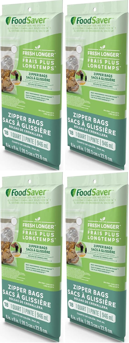 FoodSaver 1-Gallon Vacuum Zipper Bags