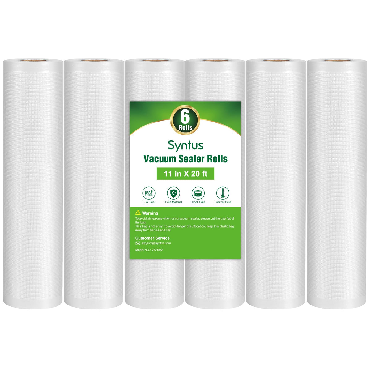 Syntus 2 Rolls 8" x 50' Vacuum Sealer Bags, BPA Free for Food Storage