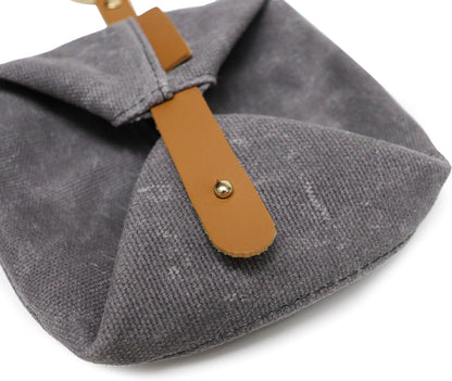 Waxed Canvas Foldable Dog Bowl (Yellow)