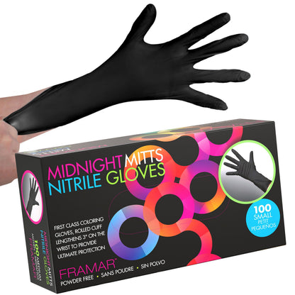 FRAMAR Powder Free Nitrile Gloves Medium, Guantes De Nitrile