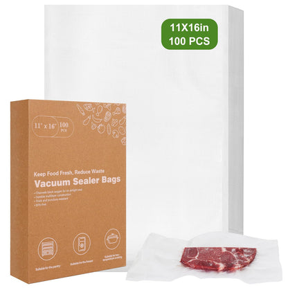 Vacuum Sealer Bags for Food Storage, 150pcs Precut Pint, Quart & Gallon