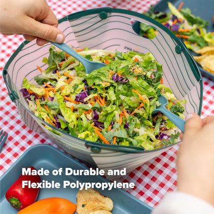 Coghlan's Snapfold XL Collapsible Bowl – BPA-Free, Heat-Resistant Camping Food Prep Bowl with Measurement Scale – Lightweight & Leakproof for Backpacking, Hiking, Outdoor Cooking